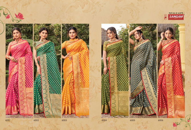 Sangam Nakshatra Fancy New Exclusive Wear Organza Latest Saree Collection